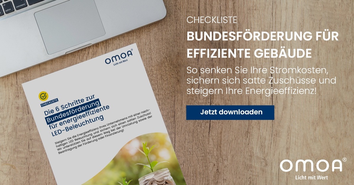 Checkliste Bundesförderung LED-Beleuchtung